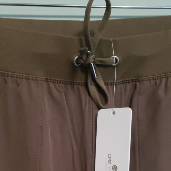 BNWT CRZ Yoga Olive Green Jogger Pants - Picture 6 of 9